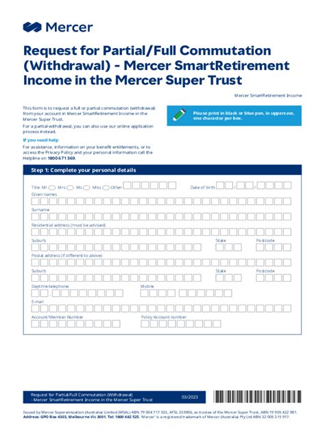About the transfer to Mercer SmartRetirement Income.